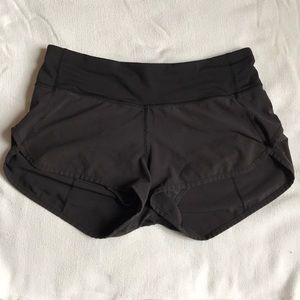 Black Lululemon shorts Size 4